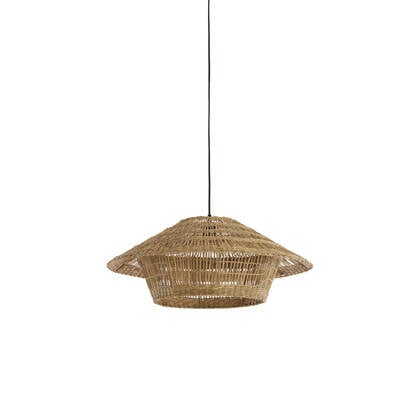 Light & Living - Hanglamp OWANA - Ø64x26 cm - Bruin