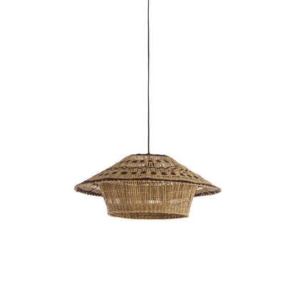 Light & Living - Hanglamp OWANA - Ø64x26 cm - Bruin