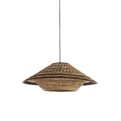 Light & Living - Hanglamp OWANA - Ø80x30 cm - Bruin