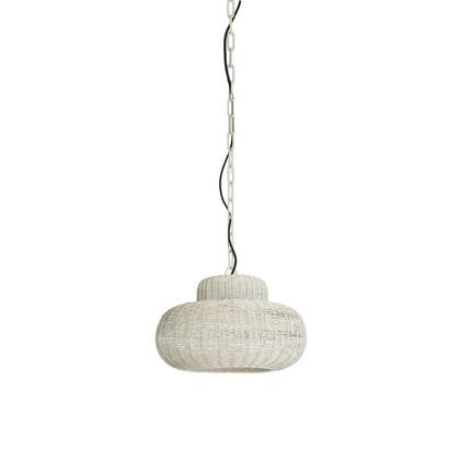 Light & Living - Hanglamp PIEDRA - Ø35x21.5cm - Wit