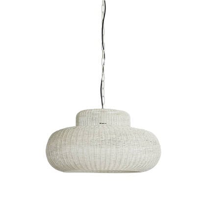 Light & Living - Hanglamp PIEDRA - Ø59x31.5cm - Wit
