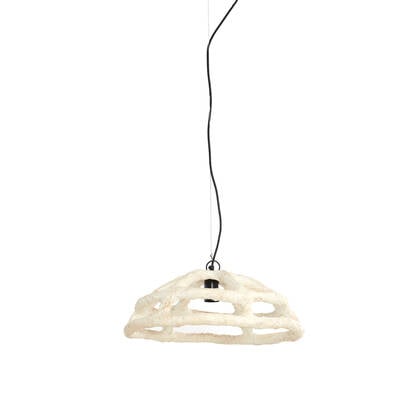 Light & Living - Hanglamp PORILA - Ø52x24cm - Bruin