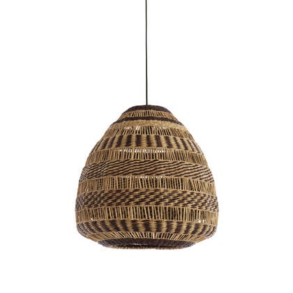 Light & Living - Hanglamp SOLUNA - Ø56x55 cm - Bruin