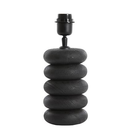 Light & Living Light&living Lampvoet Ø12x21 cm BUDONGO hout zwart