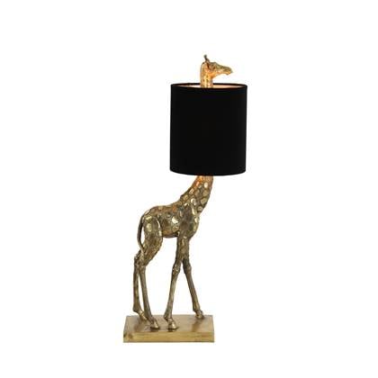 Light & Living Tafellamp Giraffe - Goud|Zwart - 26x16x61cm