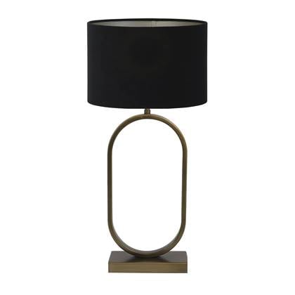 Light & Living Tafellamp Jamiri|Velours - Ant