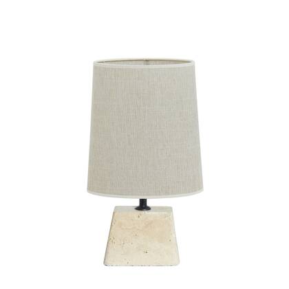 Light & Living Tafellamp Kardan|Breska - Zand|Wit - 25x21x49cm