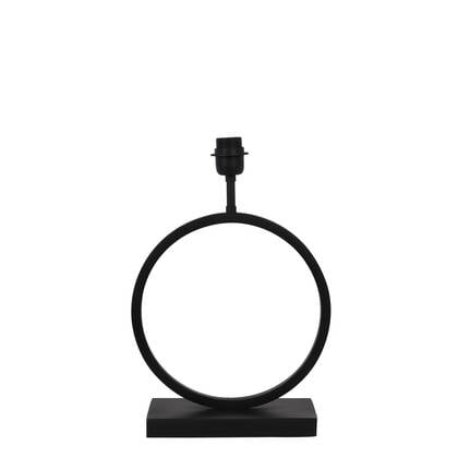 Light & Living Tafellamp Liva|Chelsea - Zwart|Zilver - Ø35x69cm