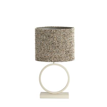 Light & Living Tafellamp Liva|Osire - Crème|Bruin - 30x15x68cm