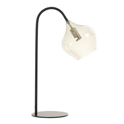 Light & Living Tafellamp Rakel - Zwart - 28x17x50