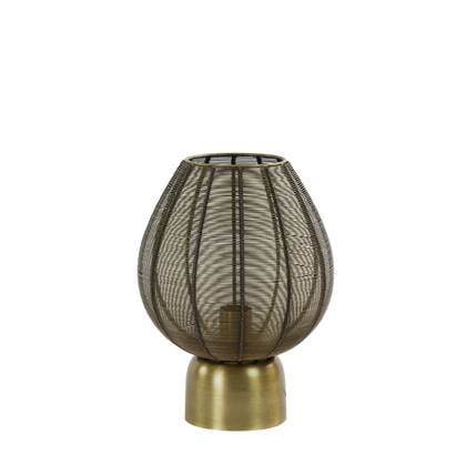 Light & Living - Tafellamp SUNEKO - 25x25x34cm - Brons