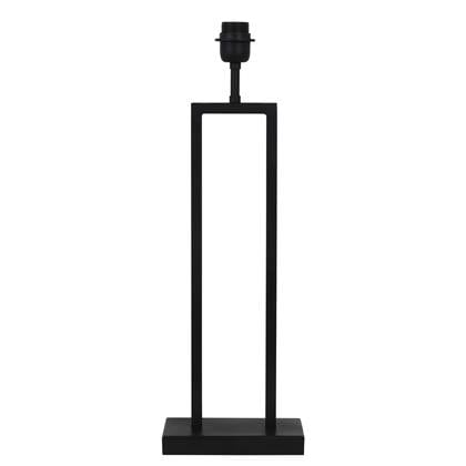 Light & Living Tafellamp Shiva|Livigno - Zwart|Eiwit - Ø35x84cm