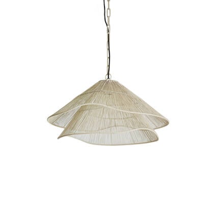 Light & Living - hanglamp - Alameda - naturel - metaal - draadlamp -