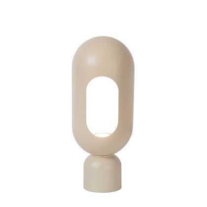 Lucide BARRIS Tafellamp - Taupe