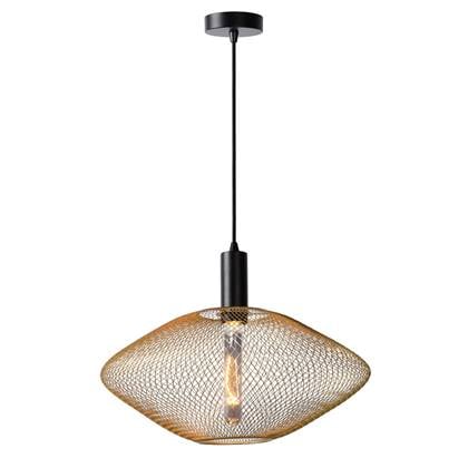 Lucide MESH Hanglamp - Mat Goud | Messing