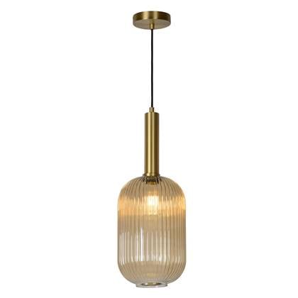 Lucide Maloto Hanglamp Cilinder - Amber