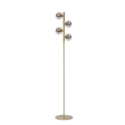 Lucide TYCHO Vloerlamp - Mat Goud | Messing