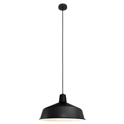Mexlite - hanglamp - Blackmoon - zwart - metaal - Ø 40cm - E27 -