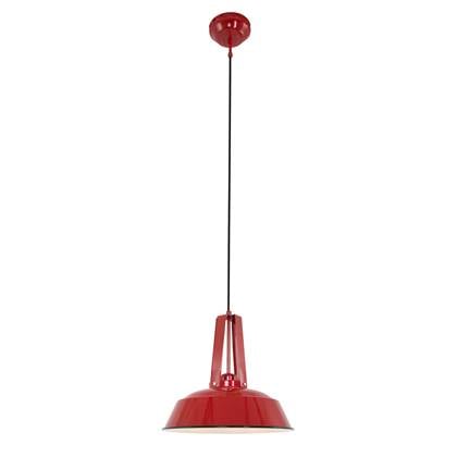 Mexlite - hanglamp - Eden - rood - metaal - Ø 42cm - E27 - 7704RO