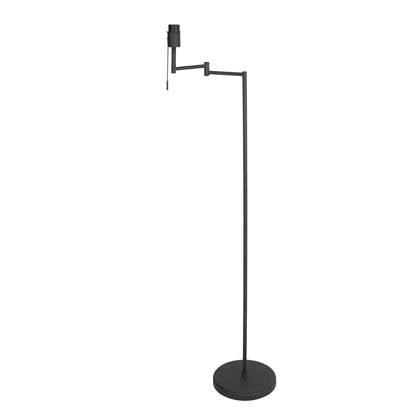 Mexlite - vloerlamp - Bella - zwart - metaal - Ø 45cm - E27 - 3407ZW