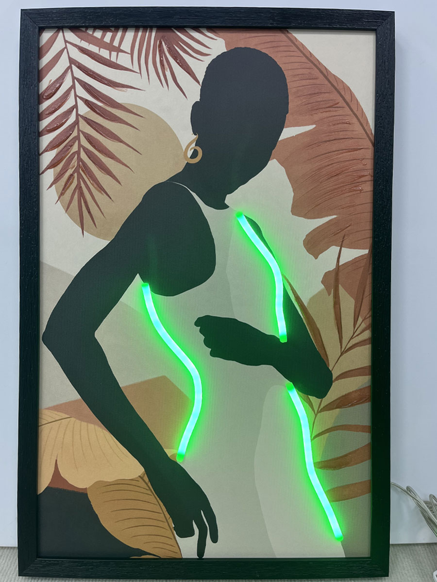Neon Art Green Glow - Afbeelding 2
