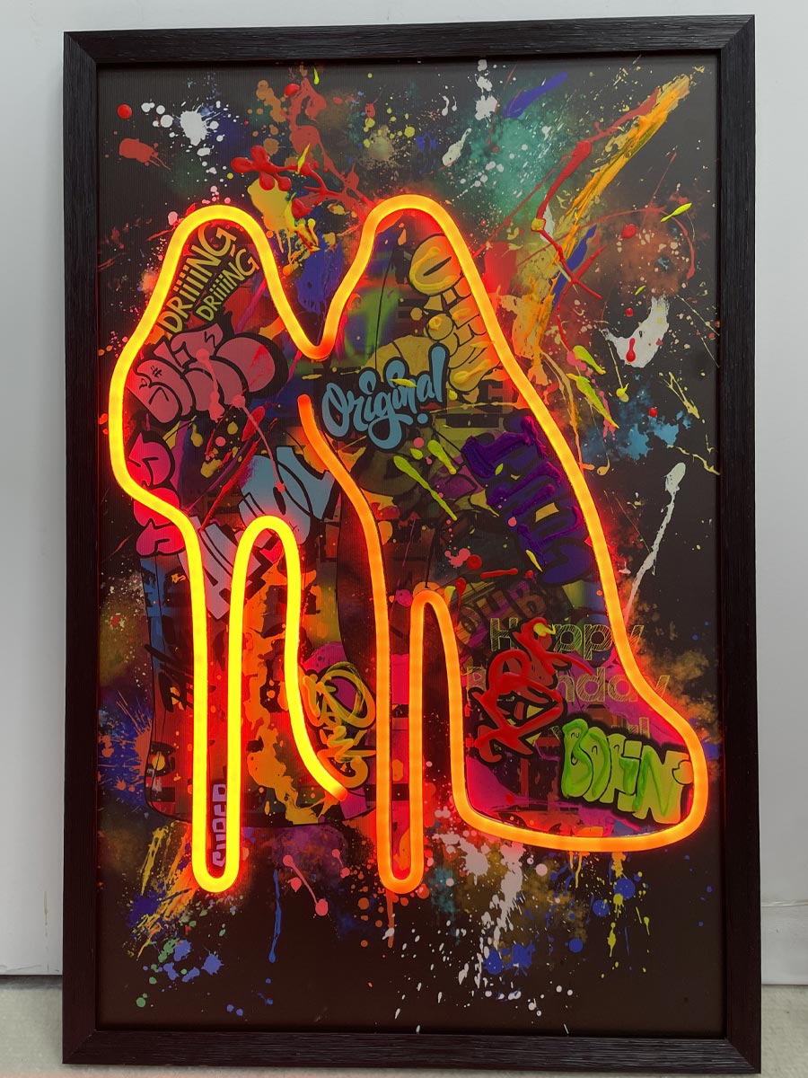 Neon Art High Heels - Afbeelding 2