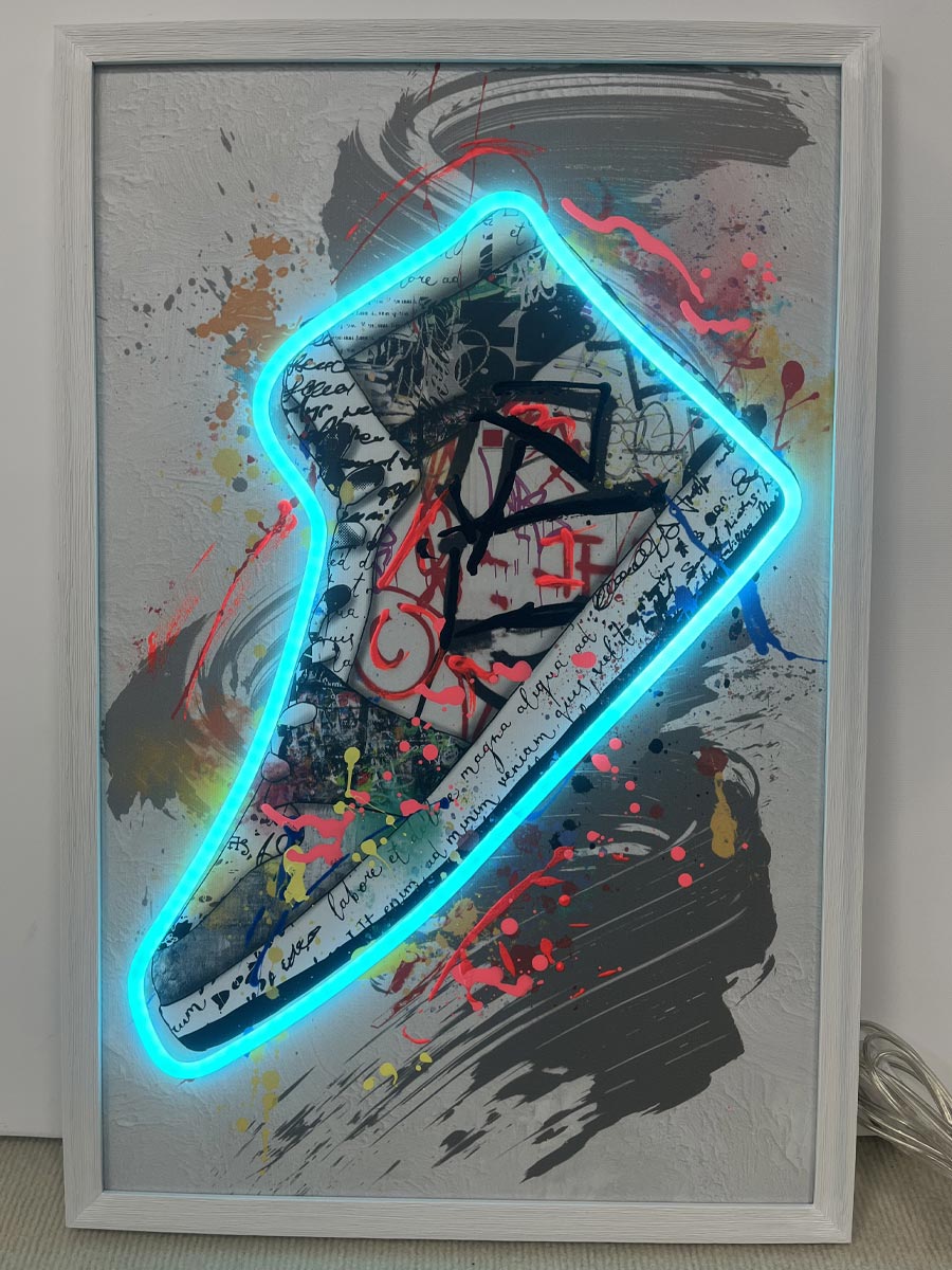 Neon Art Jordan - Afbeelding 2