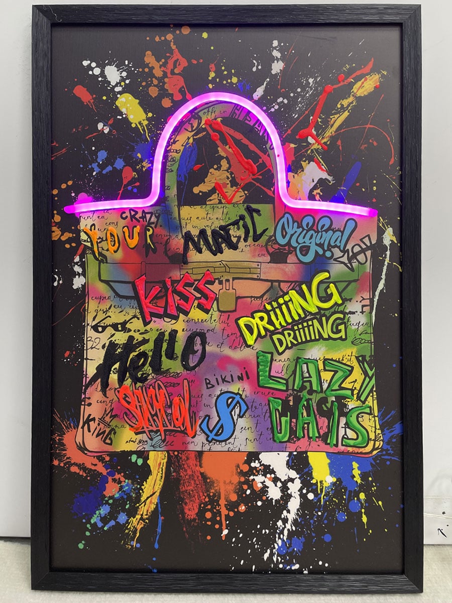 Neon Art Purse Art - Afbeelding 3