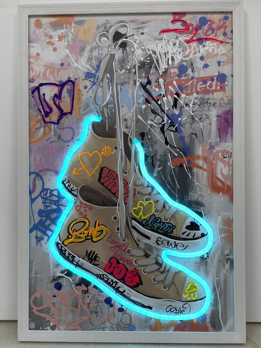Neon Art Sneakers - Afbeelding 2