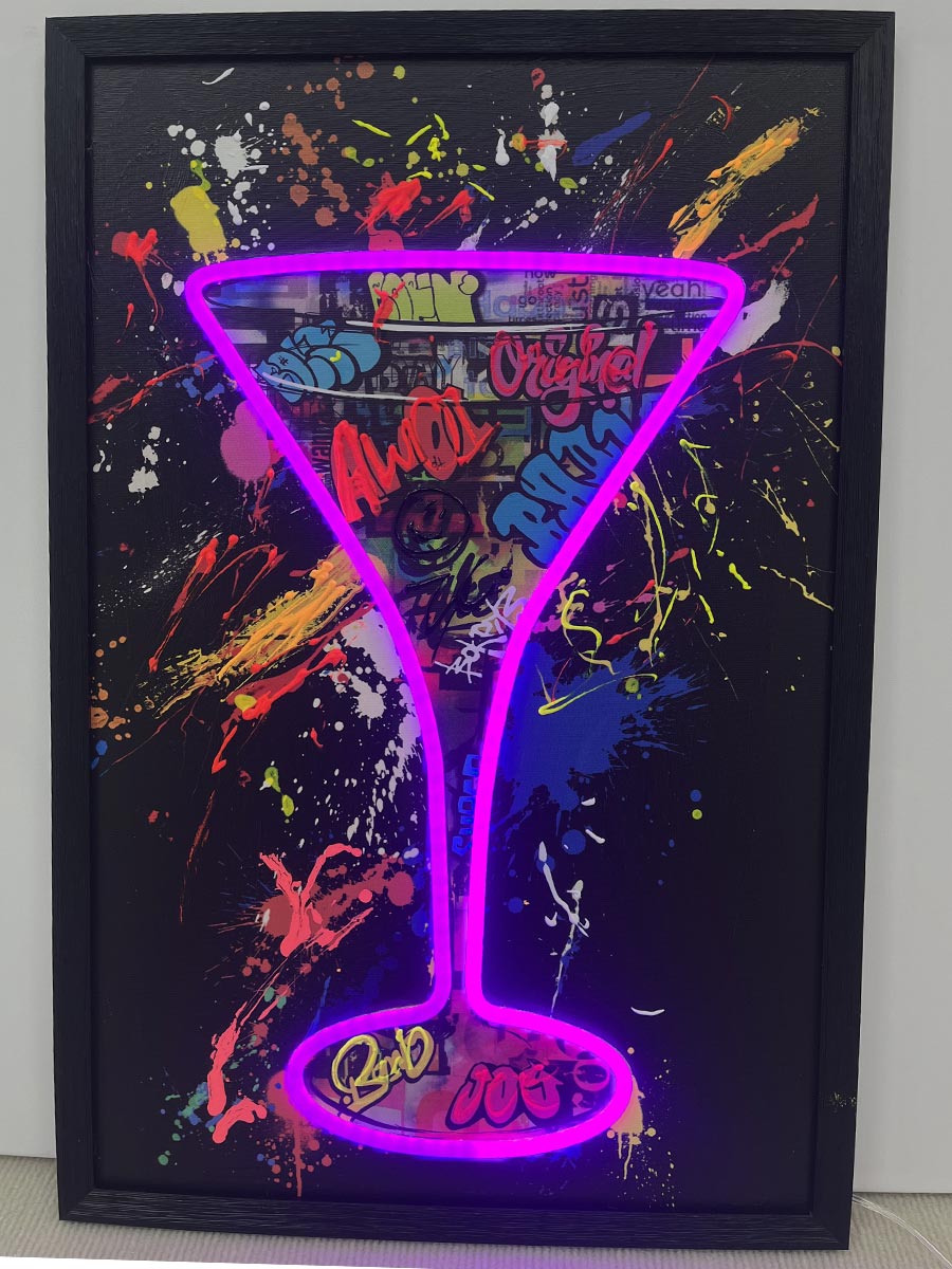 Neon Cocktail Glass - Afbeelding 2
