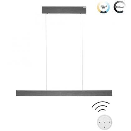 Neuhaus PURE® Hanglamp PURE E-MOTION Grey e-LIFT 120cm incl. Remote