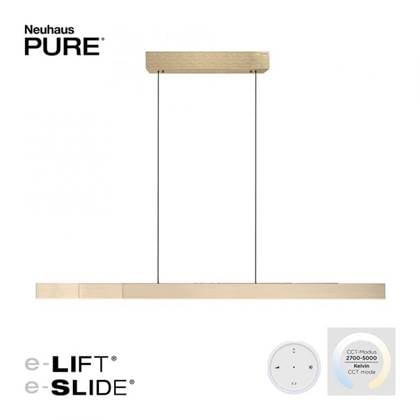 Neuhaus PURE® Hanglamp PURE MOTO-RISE e-Slide & e-Lift Gold LED incl.