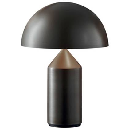 Oluce Atollo 35 Metal tafellamp Satin Bronze