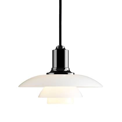 PH 2|1 hanglamp Ø20 zwart gemetaliseerd