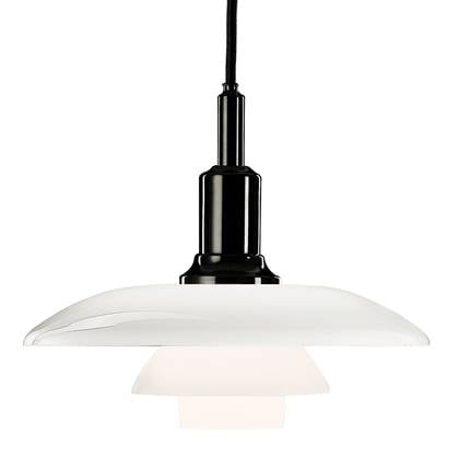 PH 3|2 hanglamp Ø28.5 zwart gemetaliseerd