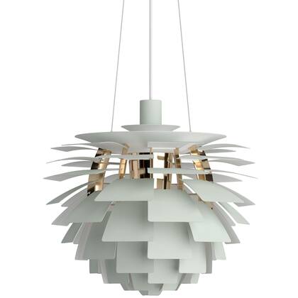PH Artichoke hanglamp Ø480 Brass Metallised Dusty Green