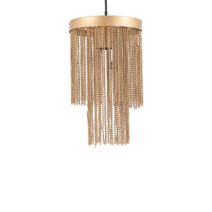 PTMD - Hanglamp Brenton - Goud - 18x18x30cm