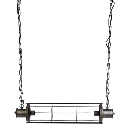 PTMD Tunnel metal grey hanging lamp