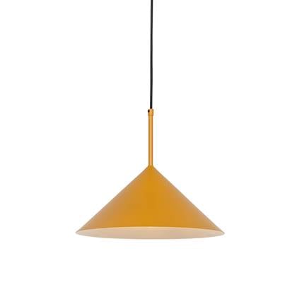QAZQA Design hanglamp geel driehoek - Triangolo