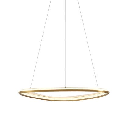 QAZQA Design hanglamp goud 3-staps dimbaar - Organico