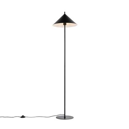 QAZQA Design vloerlamp zwart driehoek - Triangolo