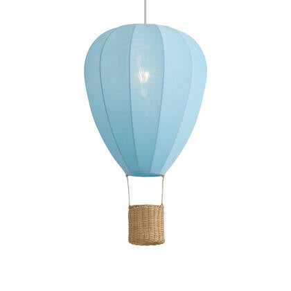 QAZQA Kinder hanglamp blauw luchtballon - Air Balloon