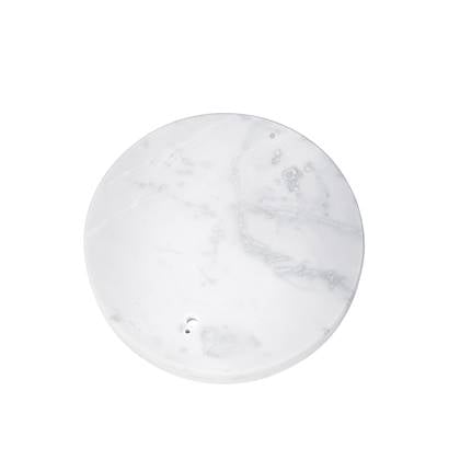 QAZQA Marmeren voet wit voor vloerlamp - Editor