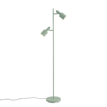 QAZQA Moderne vloerlamp groen 2-lichts - Stijn