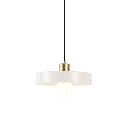 QAZQA Retro hanglamp goud met beige glas - Jina