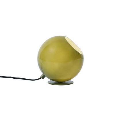 QAZQA Retro tafellamp groen met glas - Mabel