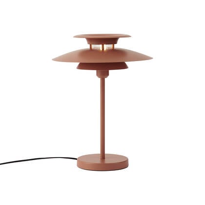 QAZQA Retro tafellamp mokka staal 45cm - Pauly