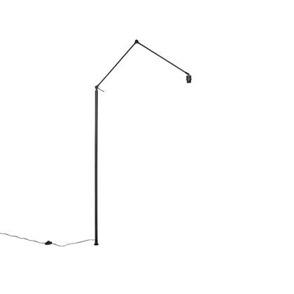 QAZQA Verstelbare arm zwart zonder voet voor vloerlamp - Editor