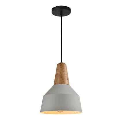 QUVIO Hanglamp rond grijs - QUV5067L-GREY
