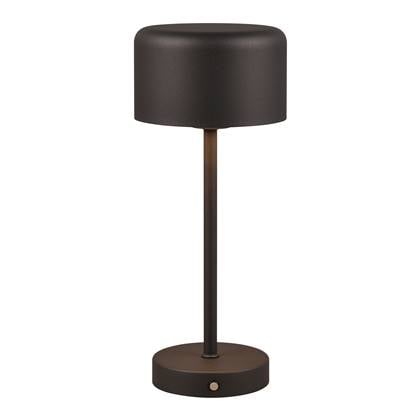 Reality Jeff Oplaadbare Tafellamp - Zwart